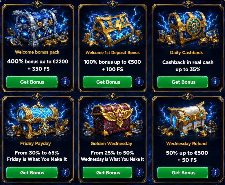 zeuzbet casino bonuses