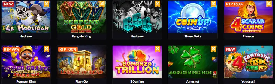 zeuzbet casino popular games